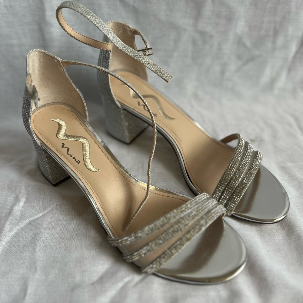 Silver Dream Nina Heels